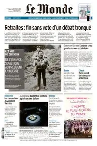 Le Monde du Dimanche 19 et Lundi 20 Février 2023