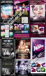 GraphicRiver Flyers Templates Pack 16