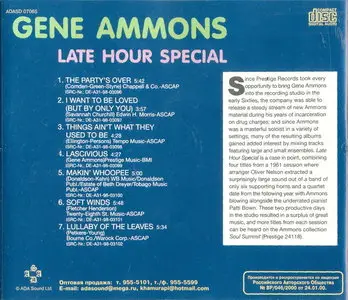 Gene Ammons - Late Hour Special (1962) [Remastered 2000]