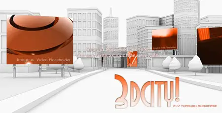 3d City animation - Fly Through Showcase - Project for After Effects (Videohive)