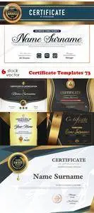 Vectors - Certificate Templates 73