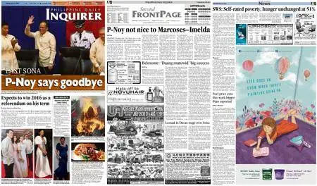Philippine Daily Inquirer – July 28, 2015
