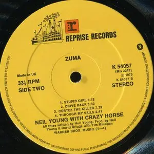 Neil Young - Zuma {Original UK} Vinyl Rip 24/96