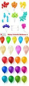 Vectors - Shiny Colorful Balloons 2