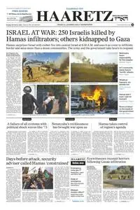 Haaretz English Edition - 8 October 2023