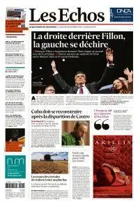 Les Echos du Lundi 28 Novembre 2016