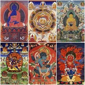 Tibetan Thangka and Mandala