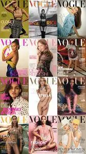 Vogue - Brazil - Full Year 2017 Collection - Issues 461 a 472