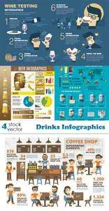 Vectors - Drinks Infographics