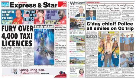 Express and Star Sandwell Edition – April 07, 2018