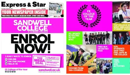 Express and Star Sandwell Edition – August 20, 2020