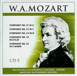 W.A.Mozart - 46 Symphonies (Alessandro Arigoni) CD5 of 10