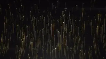 Slowly Rising Particles And Light Trails 1350465