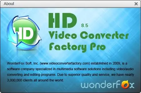 WonderFox HD Video Converter Factory Pro 8.5