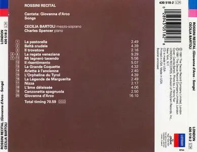 Cecilia Bartoli, Charles Spencer - Rossini recital (1991)