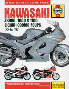 Haynes Kawasaki Zx900, 1000 & 1100 Liquid-Cooled Fours 1983-97