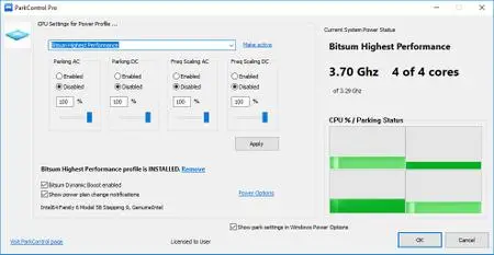 Bitsum ParkControl Pro 1.5.0.10 Multilingual