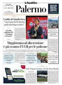 la Repubblica Palermo - 28 Settembre 2022