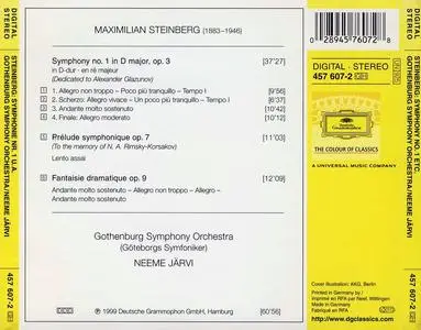 Neeme Järvi, Gothenburg Symphony Orchestra - Maximilian Steinberg: Symphony No. 1 (1999)