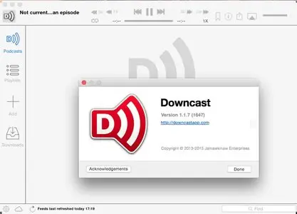 Downcast 1.1.7 Mac OS X