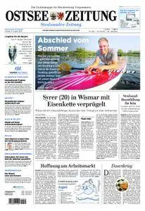 Ostsee Zeitung Stralsund - 31. August 2018