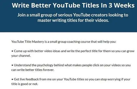 Creator Hooks – YouTube Title Mastery