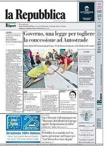 la Repubblica - 20 Agosto 2018