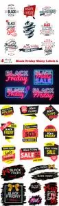 Vectors - Black Friday Shiny Labels 6
