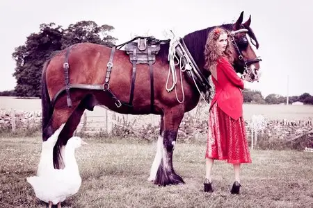 Rasa Zukauskaite by Ellen von Unwerth for Lula #13 Fall 2011