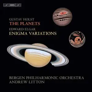 Andrew Litton, Bergen Philharmonic Orchestra - Gustav Holst: The Planets; Edward Elgar: Enigma Variations (2019)