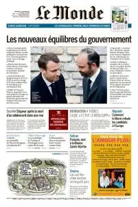 Le Monde du Mercredi 17 Octobre 2018