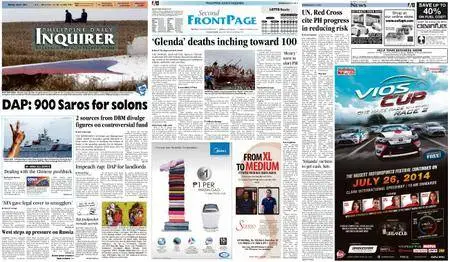 Philippine Daily Inquirer – July 21, 2014