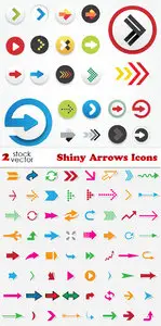 Vectors - Shiny Arrows Icons