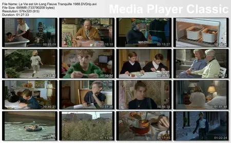 (Etienne CHATILLEZ) La Vie est un Long Fleuve Tranquille [DVDrip] 1988  Re-post