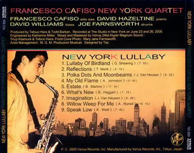 Francesco Cafiso - New York Lullaby (2006)