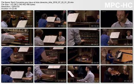 (Arte) Bach : Concertos pour deux et trois clavecins (2016)