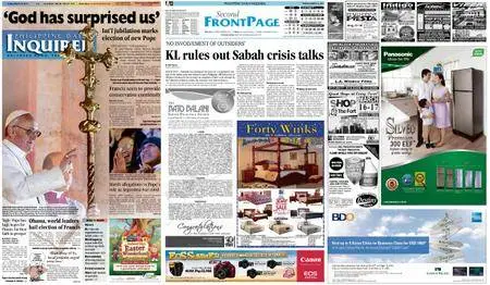 Philippine Daily Inquirer – March 15, 2013