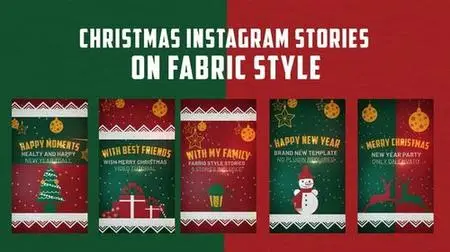 Christmas Instagram Stories on Fabric 42139486