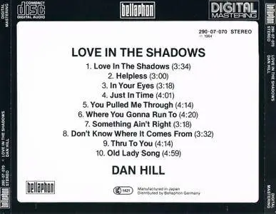 Dan Hill - Love In The Shadows (1983) [1984, Reissue]