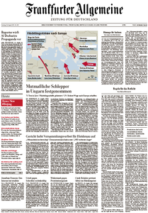 Frankfurter Allgemeine Zeitung vom Samstag, 29. August 2015