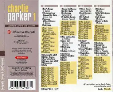 Charlie Parker - Complete Savoy & Dial Sessions (2001) [8CD Box Set]
