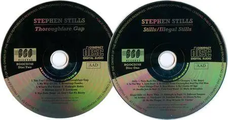Stephen Stills - Stills (1975) + Illegal Stills (1976) + Thoroughfare Gap (1978) [Remastered Reissue 2007, 3 LPs on 2 CDs]