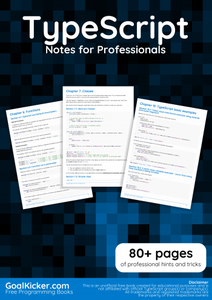 TypeScript Notes for Professionals