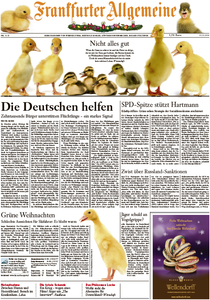 Frankfurter Allgemeine Zeitung am Sonntag, 21. Dezember 2014