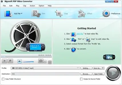 Bigasoft PSP Video Converter 3.7.36.4825