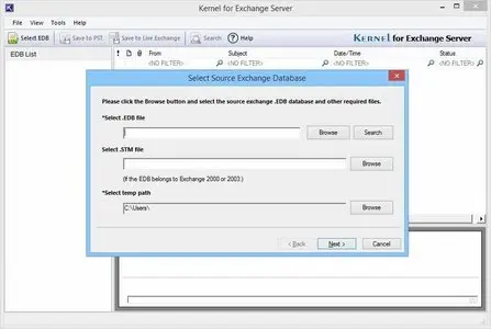 Kernel Recovery for Exchange Server 15.02.01