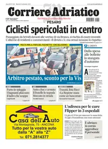 Corriere Adriatico Pesaro - 9 Settembre 2025