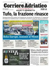 Corriere Adriatico Ascoli - 10 Dicembre 2024