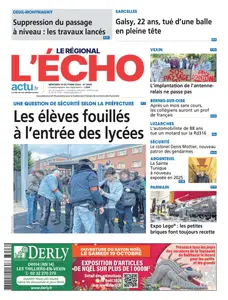 L'Echo Le Régional - 16 Octobre 2024