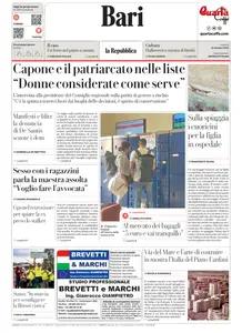 la Repubblica Bari - 31 Ottobre 2025